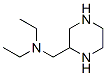 2-Piperazinemethanamine,N,N-diethyl-(9CI) Struktur