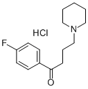 1-[3-(p-fluorobenzoyl)propyl]piperidinium chloride Structure