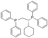 (R)-1,2-BIS(DIPHENYLPHOSPHINO)CYCLOHEXYLETHANE Structure