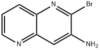2-BROMO-1,5-NAPHTHYRIDIN-3-AMINE 结构式