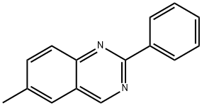 6-METHYL-2-PHENYLQUINAZOLINE 结构式