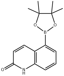 2-喹啉酮-5-硼酸酯,1219130-53-6,结构式