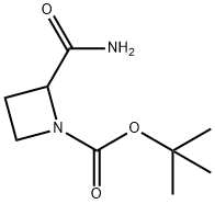 tert-butyl 2-carbamoylazetidine-1-carboxylate Structure