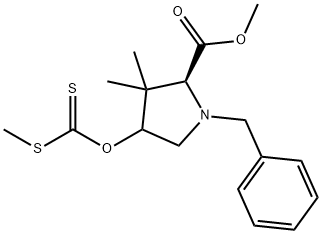 O-[(2S)-3,3-Dimethyl-N-benzyl-proline Methyl Ester] S-Methyl Xanthate|O-[(2S)-3,3-Dimethyl-N-benzyl-proline Methyl Ester] S-Methyl Xanthate