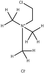 Chlorocholine Chloride-d9 Struktur