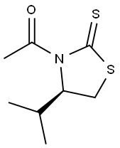 (R)-3-乙酰基-4-异丙基-1,3-噻唑烷-2-硫酮, 121929-87-1, 结构式