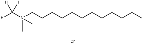 Dodecyltrimethylammonium-d3 Chloride Struktur