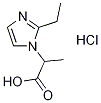 2-(2-Ethyl-imidazol-1-yl)-propionic acidhydrochloride Structure