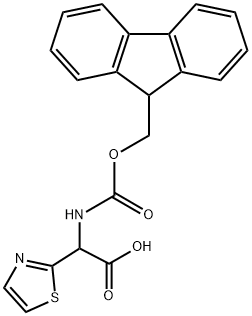 Fmoc-DL-(2-thiazoyl)glycine,1219381-54-0,结构式