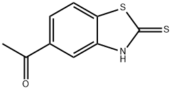 Ethanone, 1-(2,3-dihydro-2-thioxo-5-benzothiazolyl)- (9CI) Structure