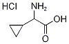 RS-2-环丙基甘氨酸盐酸盐 结构式
