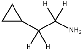 2-Cyclopropylethyl-d4-aMine 结构式