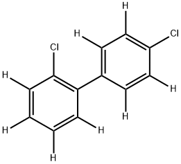 2,4'-Dichlorobiphenyl-d8 结构式