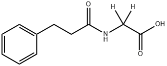 N-(3-Phenylpropionyl)glycine--d2