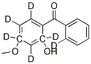 2-Hydroxy-4-Methoxybenzophenone--d6 Structure