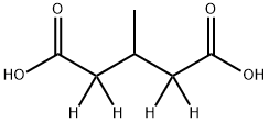 3-Methylpentanedioic--d4 Acid Struktur