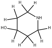 4-Hydroxypiperidine--d9 Structure