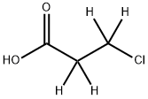 3-Chloropropionic--d4 Acid Struktur