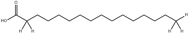 Hexadecanoic--d5 Acid 结构式