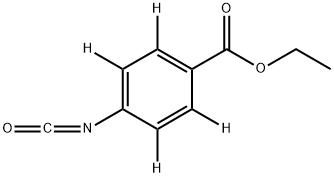 Ethyl 4-Isocyanatobenzoate--d4 Struktur