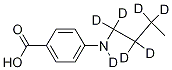 4-(n-ButylaMino--d7)benzoic Acid 结构式