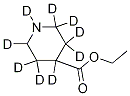 Ethyl 4-Piperidinecarboxylate--d9, 1219803-75-4, 结构式