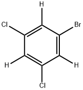 1‐ブロモ‐3,5‐ジクロロベンゼン‐D3 化学構造式