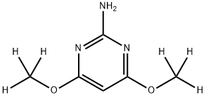 2-氨基-4,6-二甲氧基嘧啶-D6,1219803-92-5,结构式