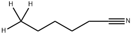 ヘキサンニトリル‐6,6,6‐D3 化学構造式