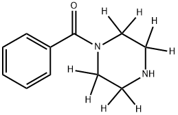 N-(Benzoyl)piperazine--d8 Struktur