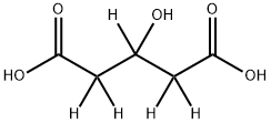 3-Hydroxy-1,5-pentanedioic--d5 Acid 结构式