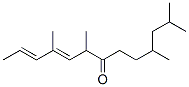 4,6,10,12-tetramethyl-2,4-tridecadien-7-one Structure