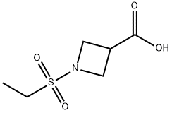 1-(Ethanesulfonyl)azetidine-3-carboxylic acid Structure