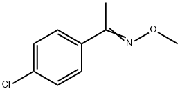 1-(4-Chlorophenyl)ethylidene(methoxy)amine Struktur