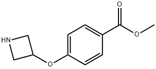 Methyl 4-(3-azetidinyloxy)benzoate 结构式