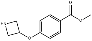 Methyl 4-(3-azetidinyloxy)benzoate Structure