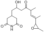 4-(2-Hydroxy-5-methyl-7-(3-methyloxiranyl))-4-oxo-6-octenyl-2,6-piperidinedione Structure