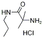 2-Amino-2-methyl-N-propylpropanamide hydrochloride Struktur