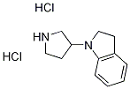 1-(3-Pyrrolidinyl)indoline dihydrochloride 结构式