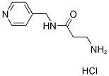 3-Amino-N-(4-pyridinylmethyl)propanamidehydrochloride 结构式