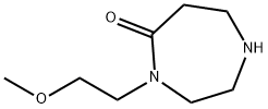 4-(2-甲氧基乙基)-1,4-二氮杂环庚烷-5-酮,1219960-42-5,结构式