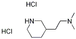 N,N-Dimethyl-2-(3-piperidinyl)-1-ethanaminedihydrochloride Struktur