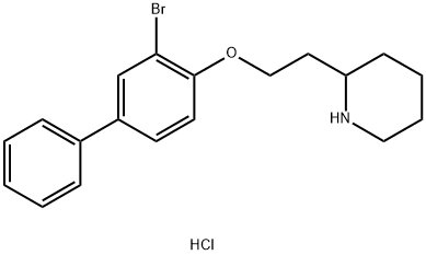 2-{2-[(3-Bromo[1,1'-biphenyl]-4-yl)oxy]-ethyl}piperidine hydrochloride|