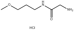 2-Amino-N-(3-methoxypropyl)acetamide hydrochloride Structure
