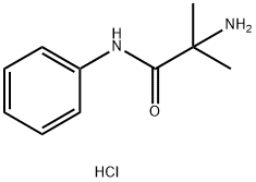 2-Amino-2-methyl-N-phenylpropanamide hydrochloride Struktur