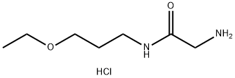 2-Amino-N-(3-ethoxypropyl)acetamide hydrochloride Structure