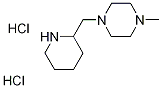 1-Methyl-4-(2-piperidinylmethyl)piperazinedihydrochloride Struktur