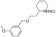 2-{2-[(3-Methoxybenzyl)oxy]ethyl}piperidinehydrochloride Structure