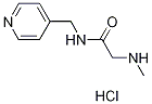 2-(Methylamino)-N-(4-pyridinylmethyl)acetamidehydrochloride Struktur