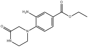 Ethyl 3-amino-4-(3-oxo-1-piperazinyl)benzoate